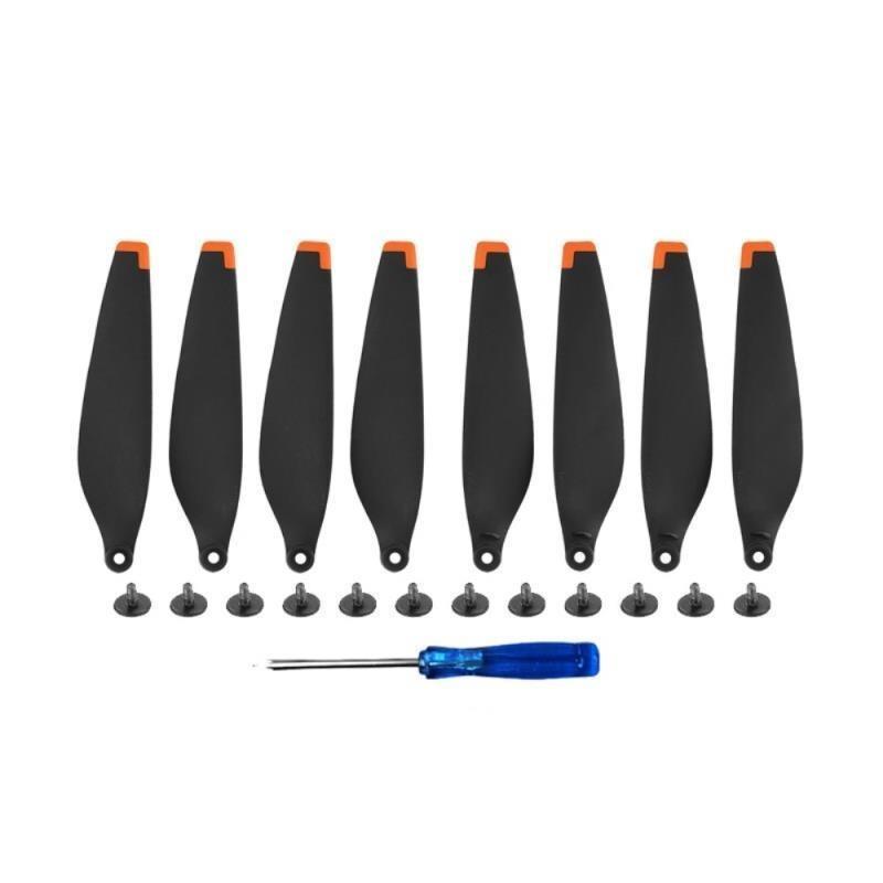 Micro Screwdriver Kit - 8 Pcs Orange Tip Replacement Propellers