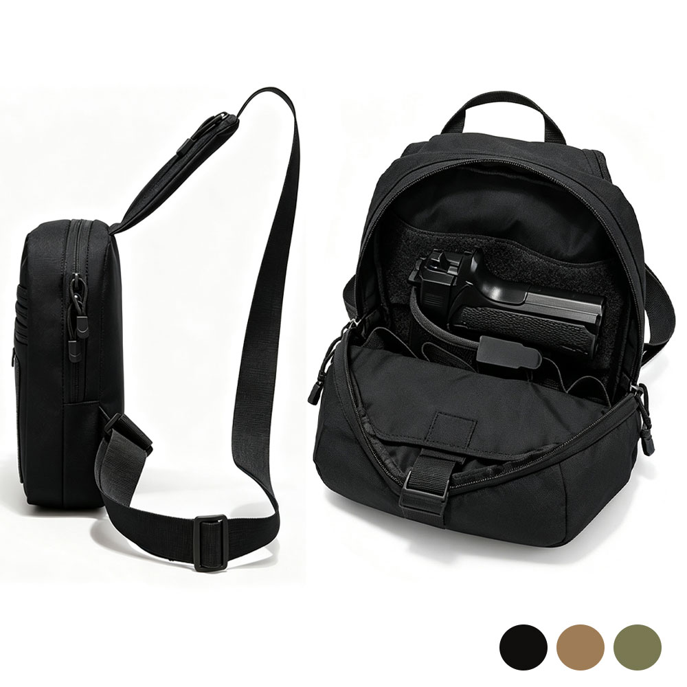 Edc Concealed Carry Holster - Tactical Chest Bag Crossbody Shoulder Bag