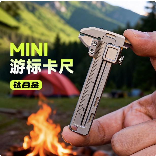 Mini Titanium Alloy Vernier Ca - огляд і ціна Edc Car Carry