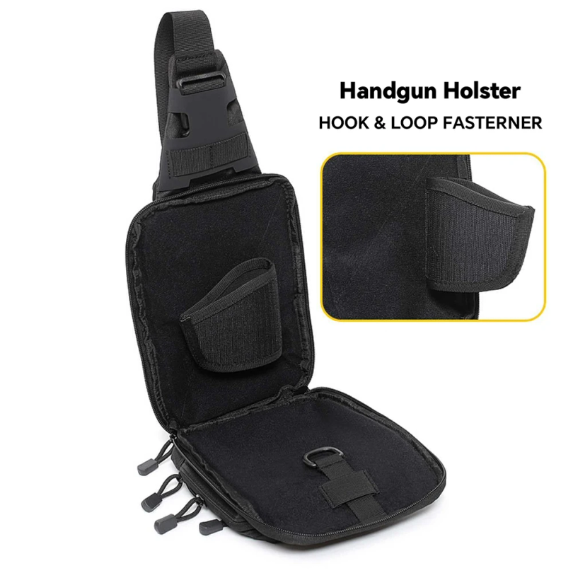 Tactical Sling Bag Concealed C - огляд і ціна Edc Pistol Carry Bag