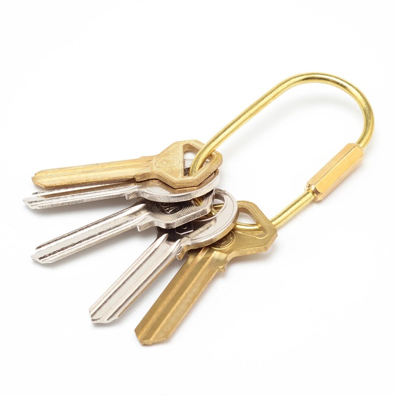 Solid Brass Screw Keychain D-S - огляд і ціна Edc Car Carry