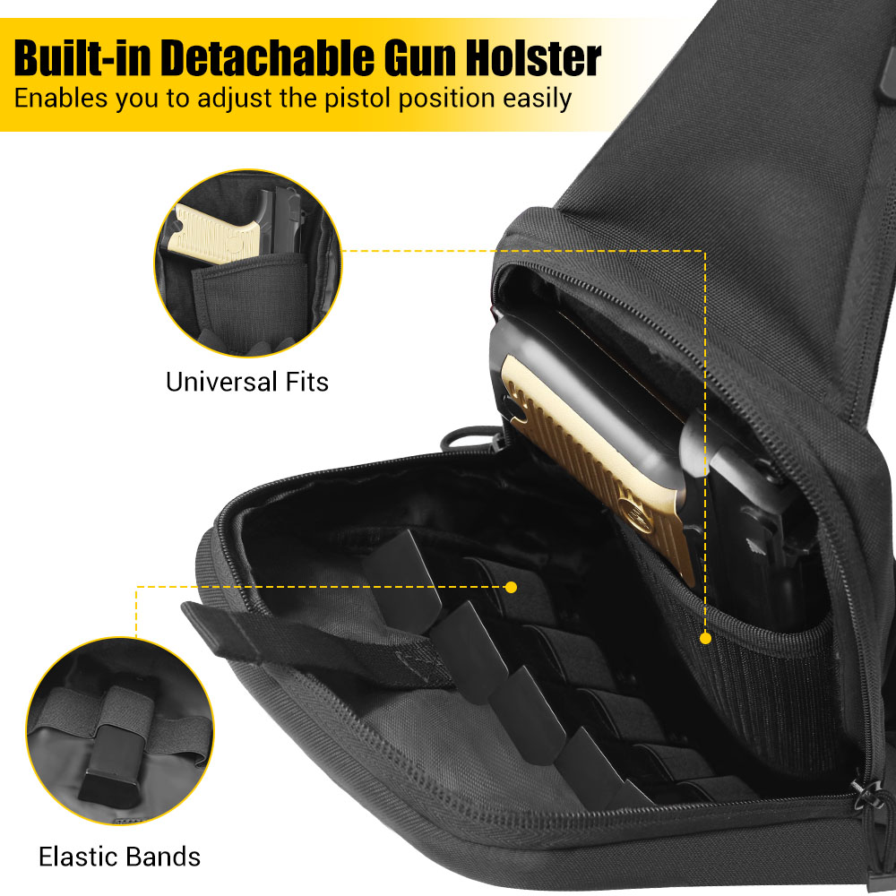 Tactical Pistol Gun Bag Concea - огляд і ціна Edc Pistol Carry Bag