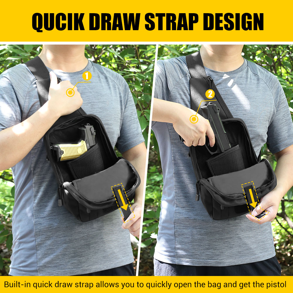 Tactical Pistol Gun Bag Concea - огляд і ціна Edc Pistol Carry Bag