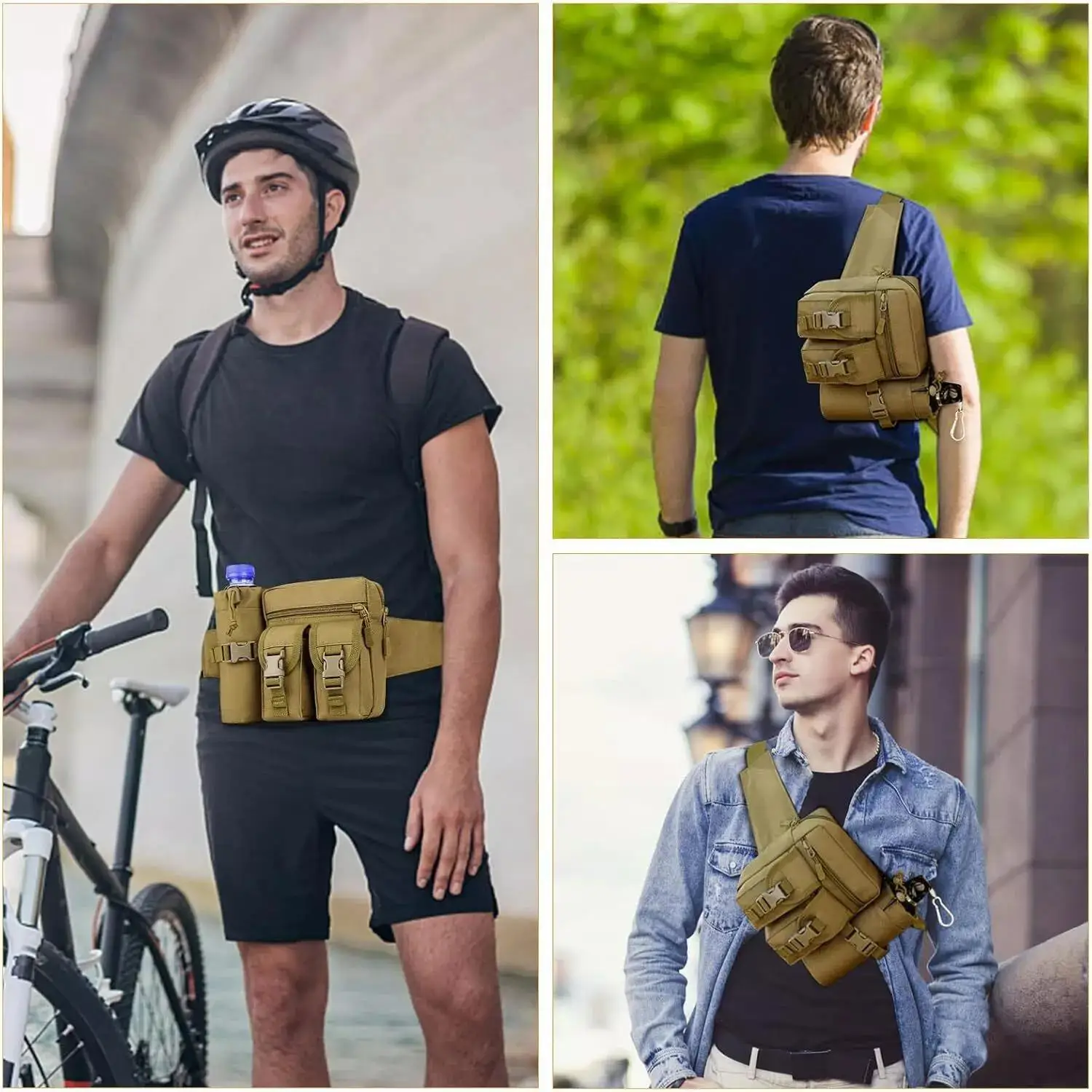 Tactical Fanny Pack for Men Co - огляд і ціна Edc Pistol Carry Bag