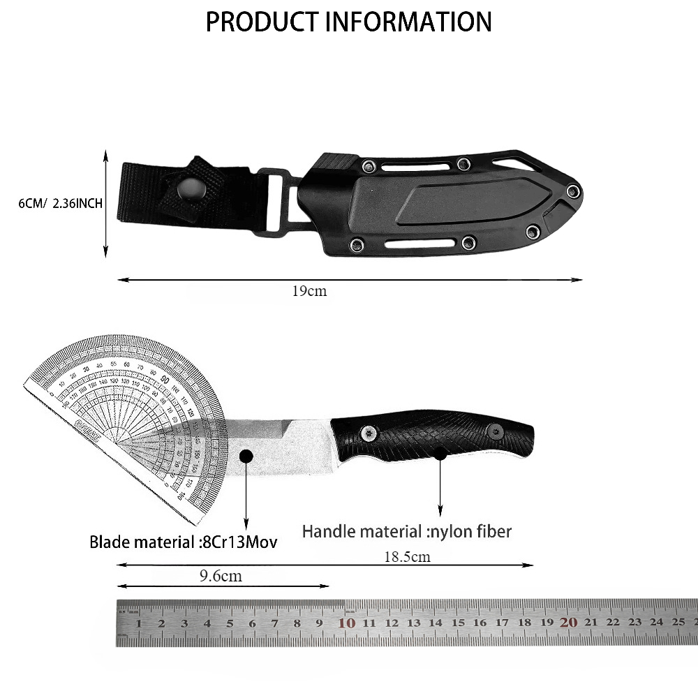 KS 1083 Black Small Straight K - огляд і ціна Edc Carry Fixed Blade