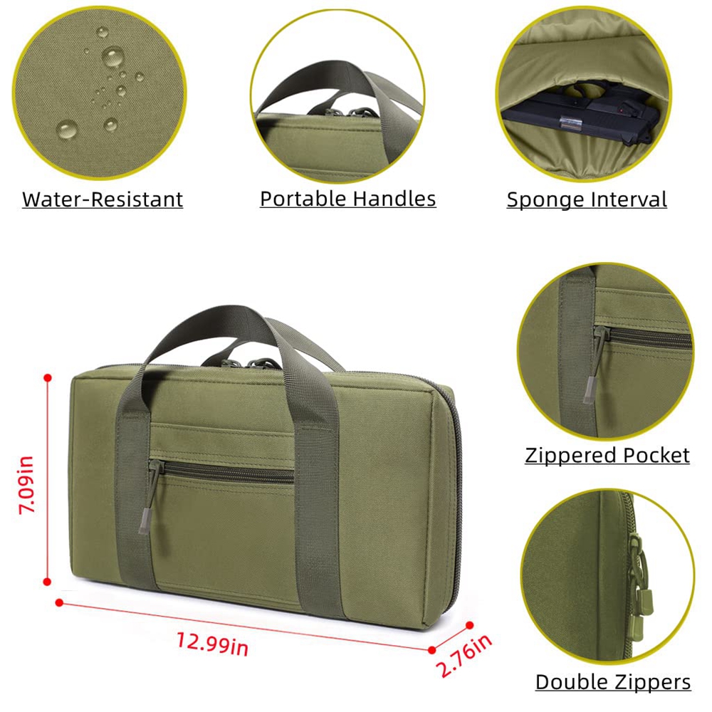 Tactical Pistol Range Bag Gun  - огляд і ціна Edc Pistol Carry Bag