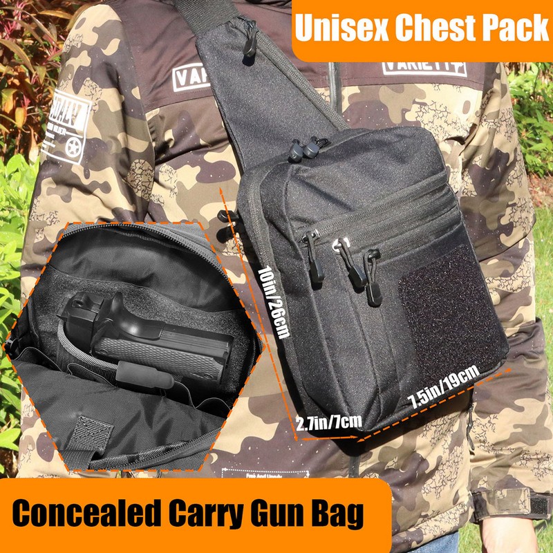 New Tactical Chest Bag Pistol  - огляд і ціна Edc Pistol Carry Bag