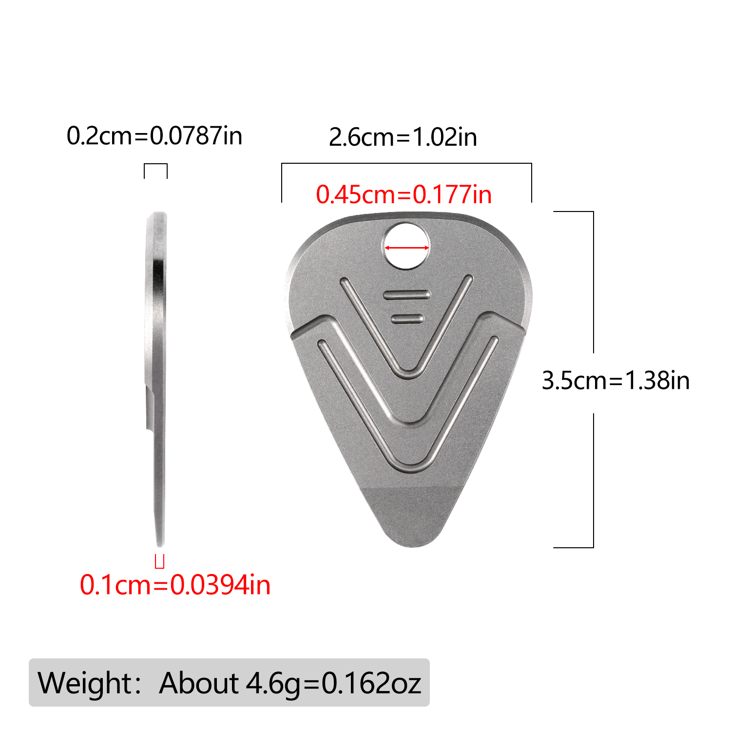 Portable Titanium EDC Pry Tool - огляд і ціна Edc Carry Accessories