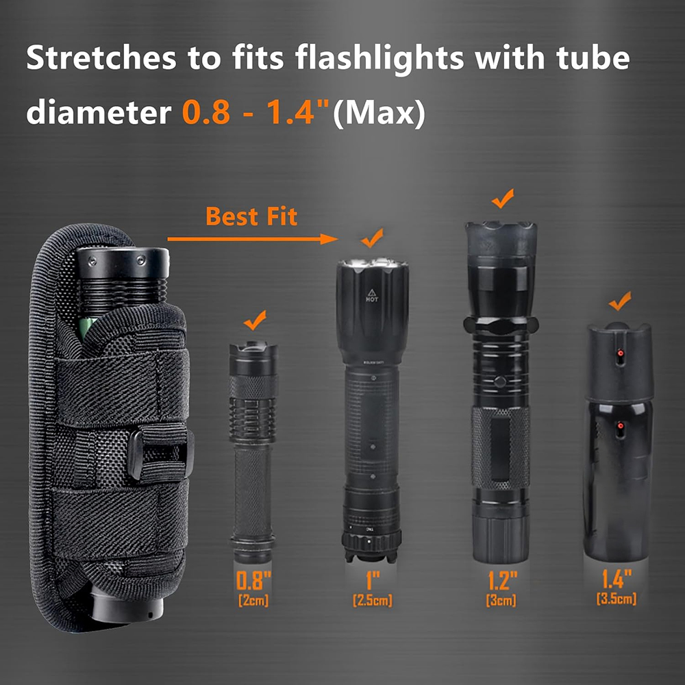 Tactical Flashlight Pouch Hols - огляд і ціна Edc Carry Accessories