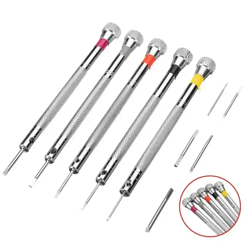 5pcs/set 0.8-1.6mm Steel Screw - огляд і ціна Micro Screwdriver Kit