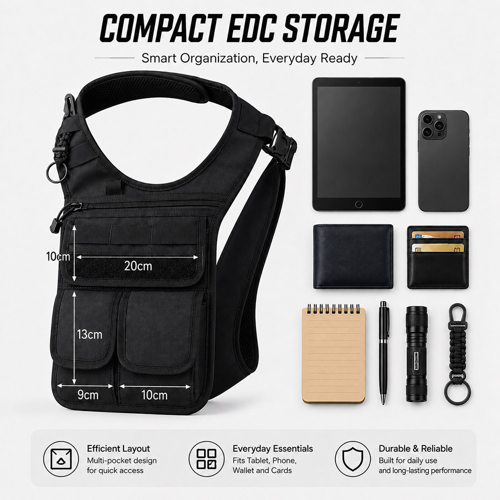 Tactical Concealed Underarm To - огляд і ціна Edc Daily Carry