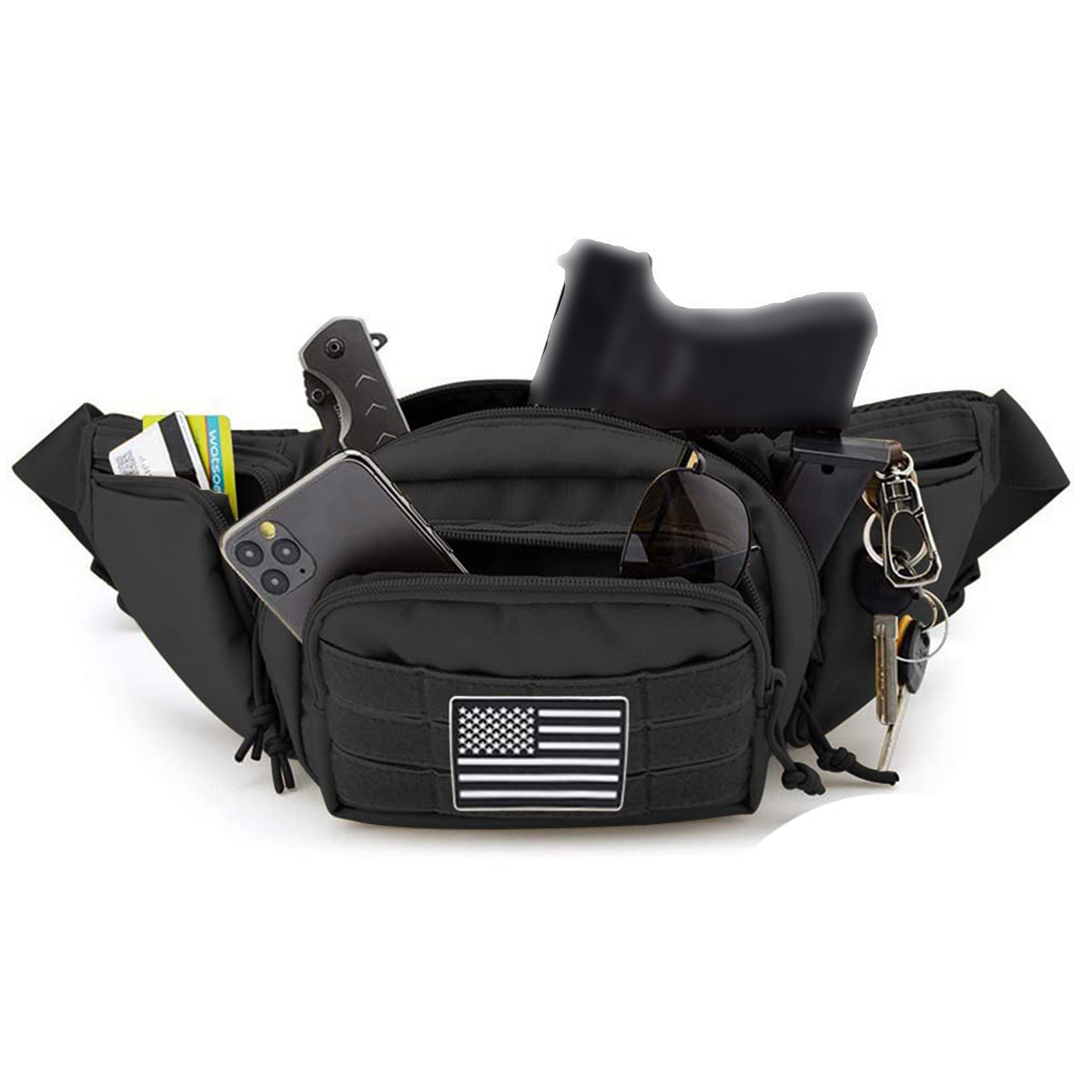 Tactical Fanny Pack Gun Holste - огляд і ціна Edc Pistol Carry Bag