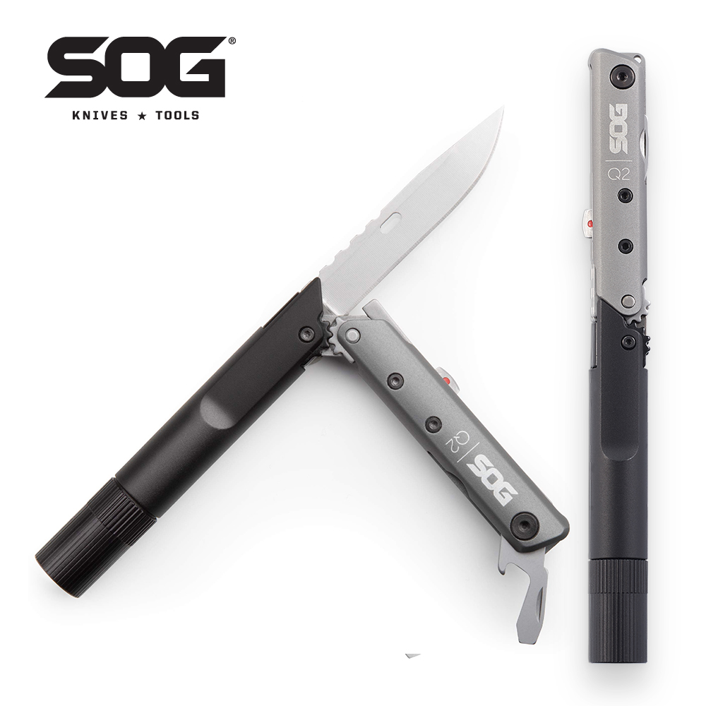 SOG BATON Q2 4 in 1 Multi-Tool - огляд і ціна Edc Carry Flashlight