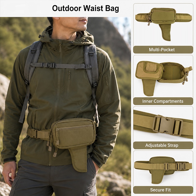 Multifunctional Waist Bag Nylo - огляд і ціна Edc Concealed Carry Holster